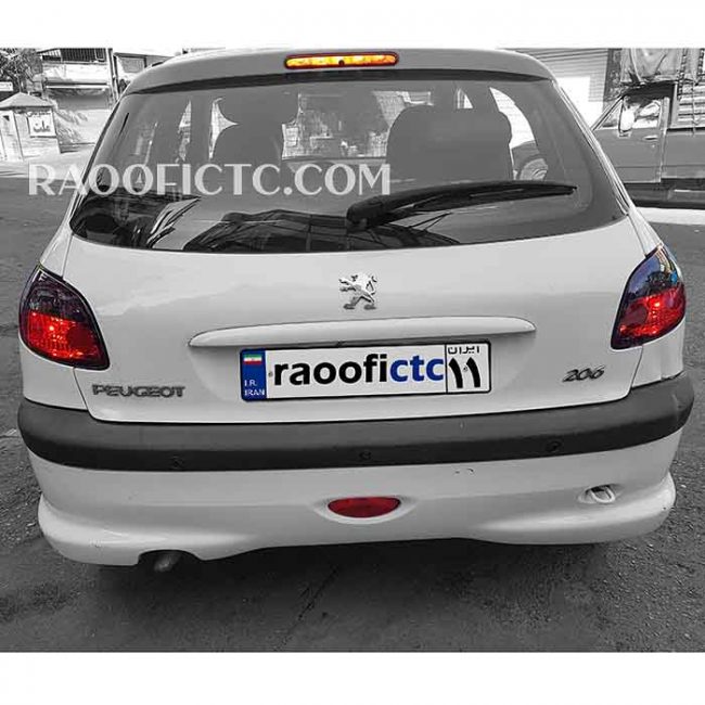 کاسه چراغ عقب اسپرت پژو 206 مدل لامپی
