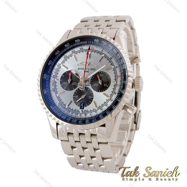 ساعت مچی مردانه برایتلینگ Breitling 1884 نقره ای صفحه آبی آسمانی