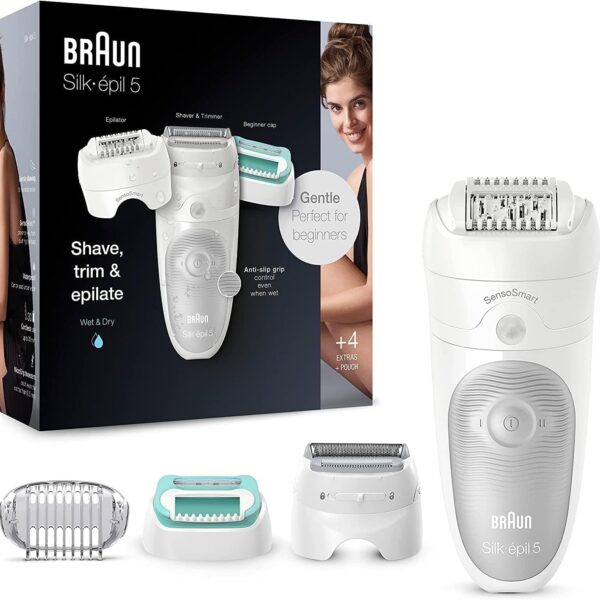 ست اپیلاتور 3 کاره سری 5 براون مدل 5-625 Braun Silk-épil 5