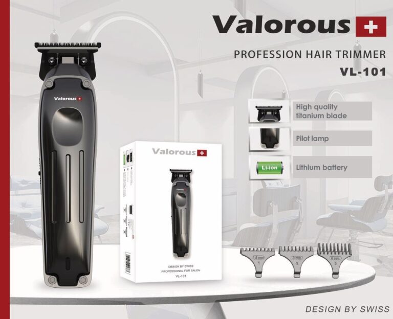 ماشین اصلاح حرفه‌ای برند Valorous (ولروس)، مدل VL-101، دو سال گارانتی
