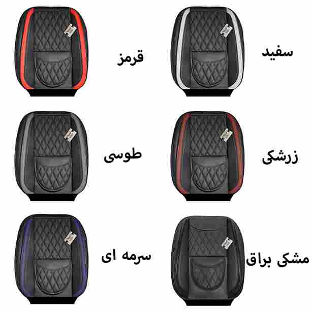 روکش صندلی چرم پژو 206-207-رانا پلاس مدل Turin ( زمان دوخت و آماده سازی 7روز) - Image 2