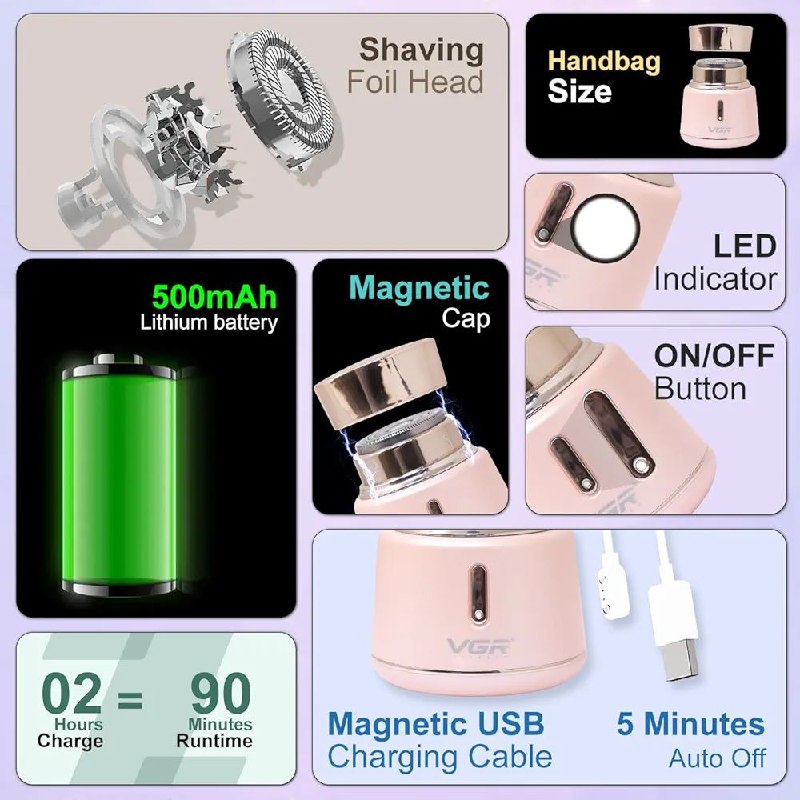 شیور ضد آب VGR مدل V-737 - Image 3