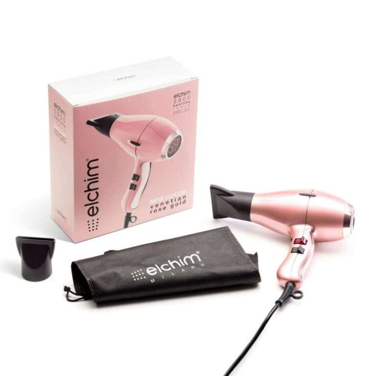 سشوار حرفهای الشیم Elchim ساخت ایتالیا مدل Rose Gold 3900 Healthy Ionic