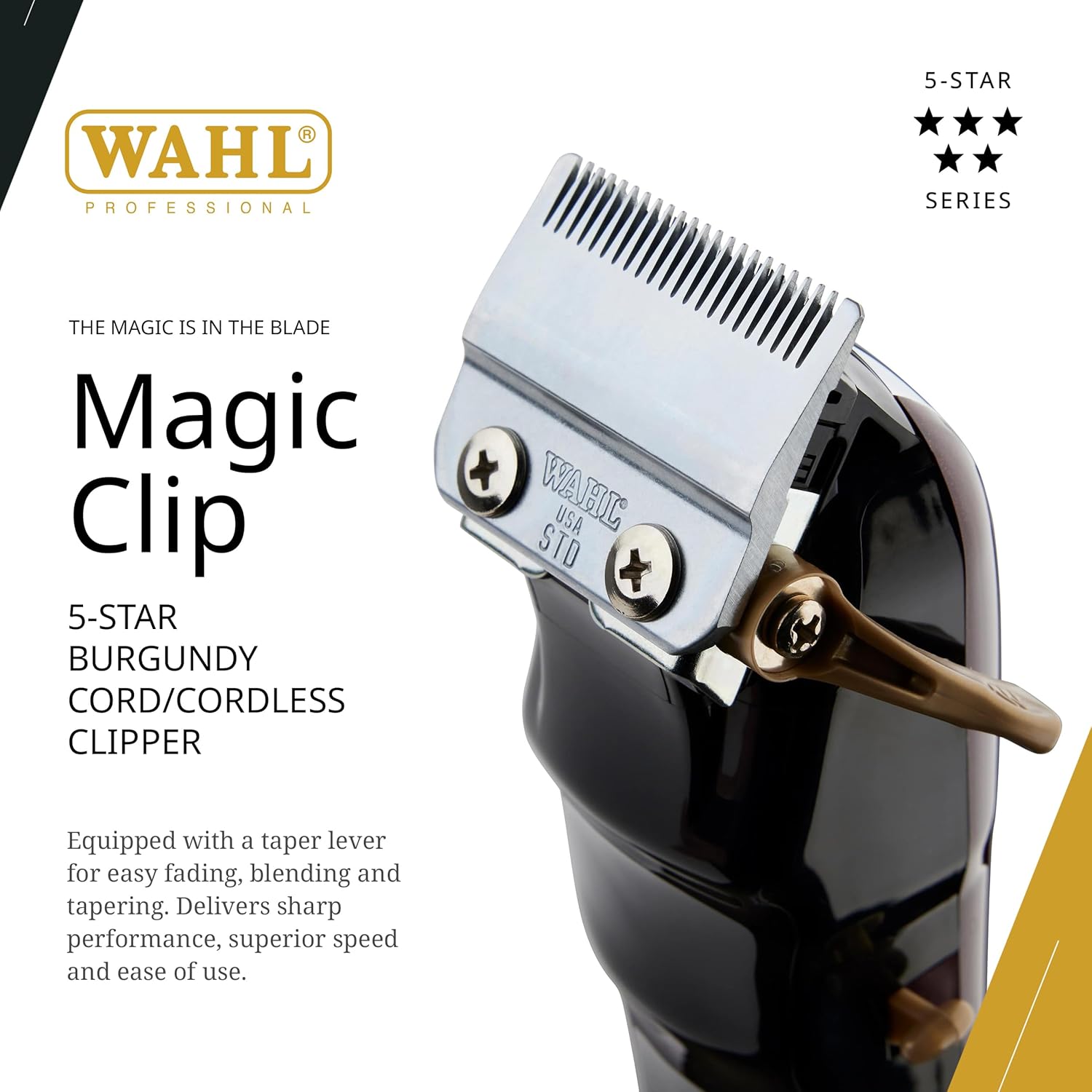 ماشین اصلاح اورجینال آمریکا وال Wahl مدل مجیک کلیپ Magic Clip - Image 4