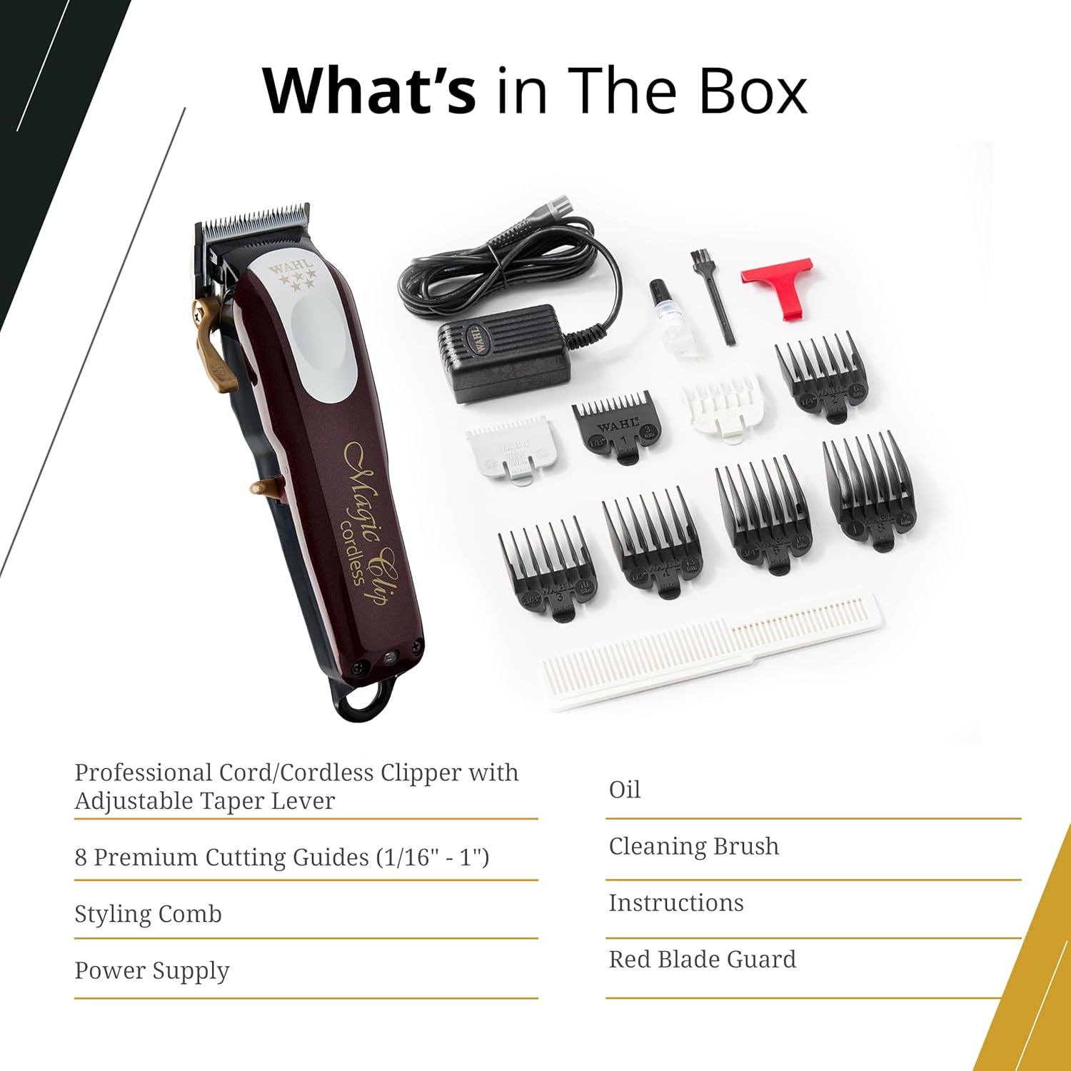 ماشین اصلاح اورجینال آمریکا وال Wahl مدل مجیک کلیپ Magic Clip - Image 7