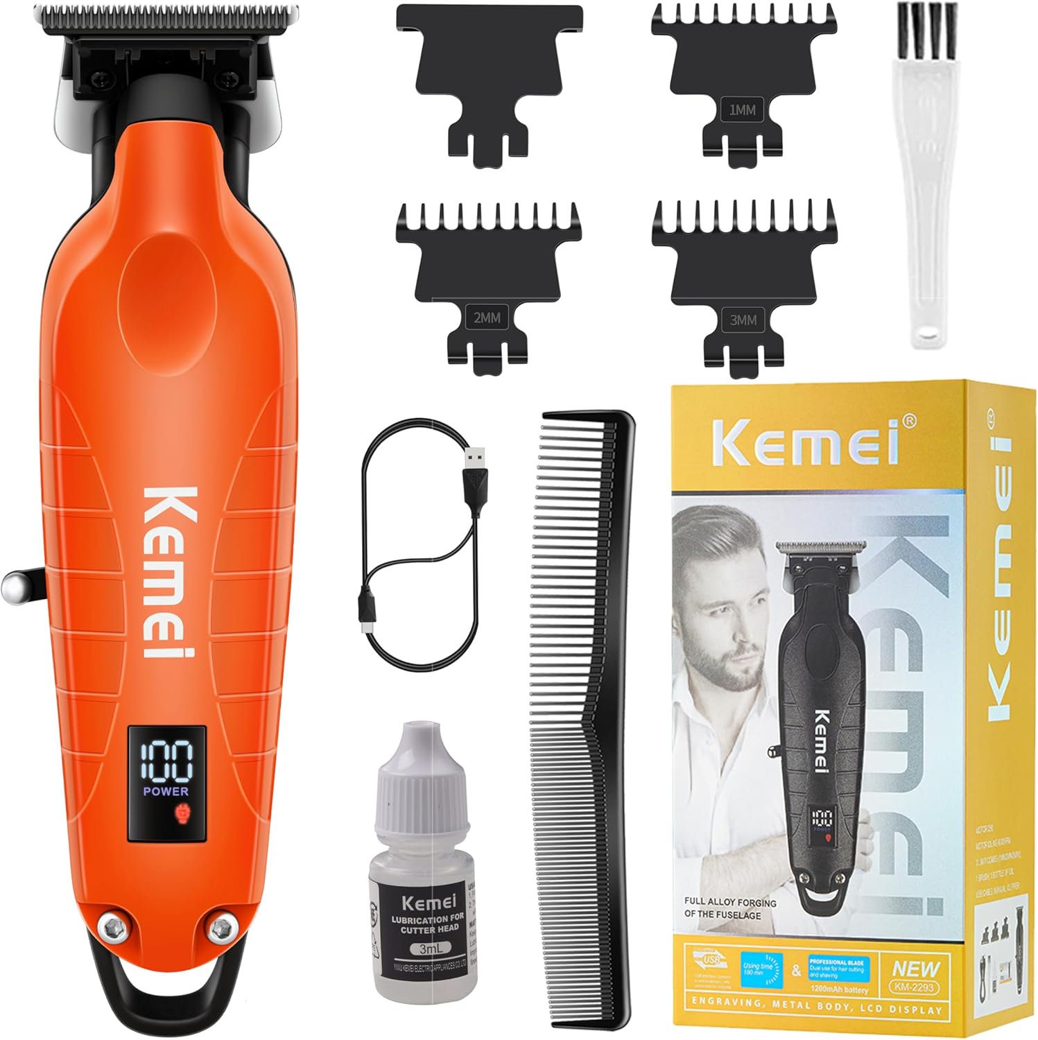 خط زن و صفر زن حرفه ای کیمی مدل KEMEI KM-2293