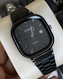 ساعت مچی کاسیو کلاسیک مشکی صفحه مشکی Casio Old Money تاریخ دار