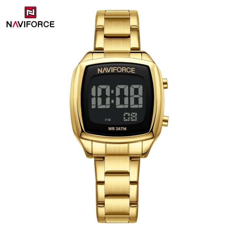 ساعت مچی زنانه ناوی فورس NAVIFORCE بند استیل 5047 G/G