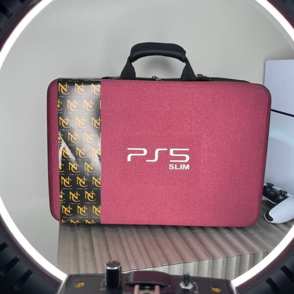 کیف PS5 برند نهل مدل slim و fat رنگ قرمز