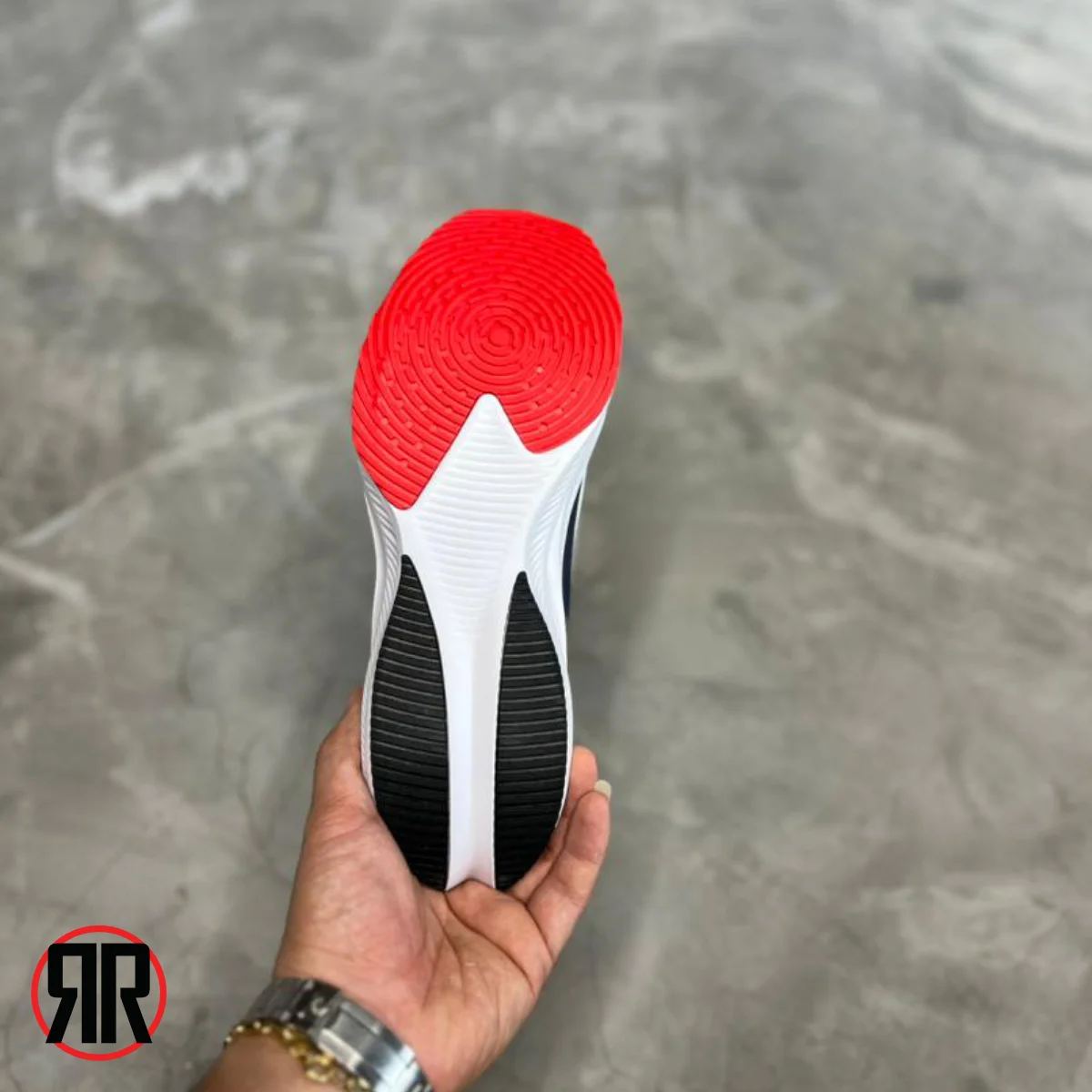کفش کتونی مردانه نایک زوم ایکس ZoomX سرمه ای کفی سفید - Image 5