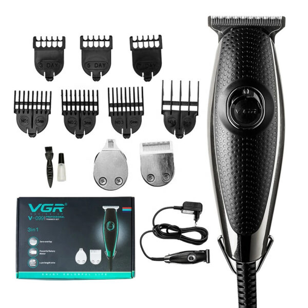 ماشین اصلاح موی سر و صورت وی جی ار VGR مدل V-099 / منبع انرژی برق