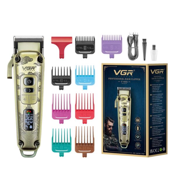 ماشین اصلاح موی سر و صورت وی جی ار VGR مدل V-005
