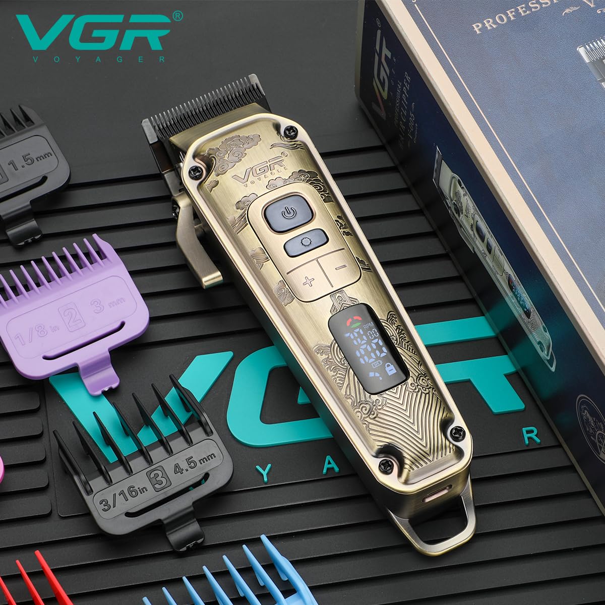ماشین اصلاح موی سر و صورت وی جی ار VGR مدل V-005 - Image 6