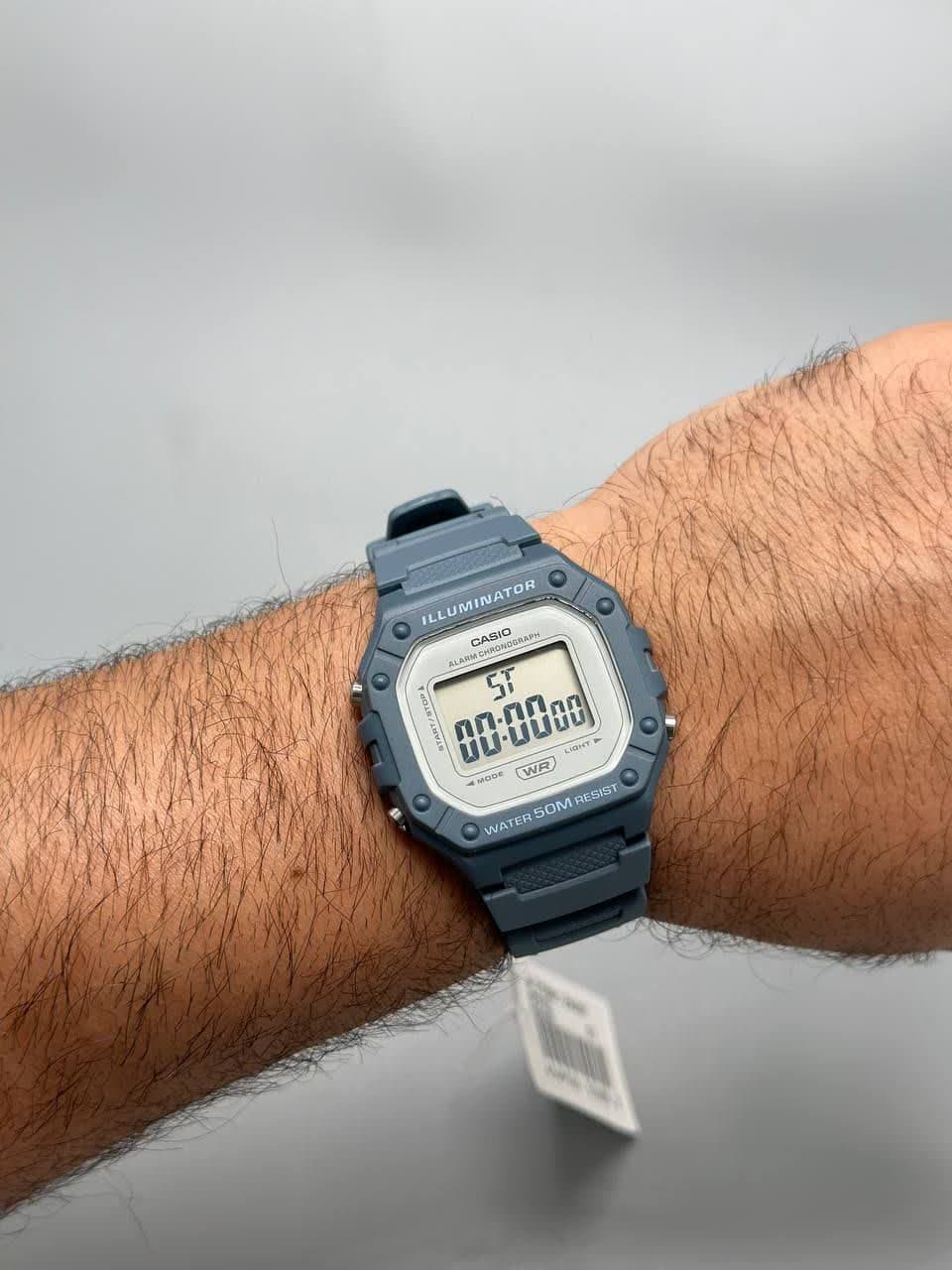 ساعت مچی مردانه و زنانه اورجینال کاسیو CASIO W-218H-4B2VDF - Image 3