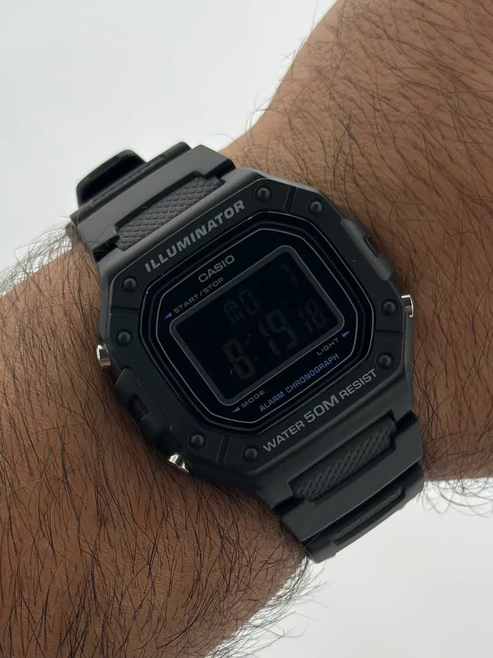 ساعت مچی مردانه و زنانه اورجینال کاسیو CASIO W-218H-1BVDF - Image 3