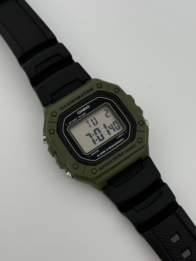 ساعت مچی مردانه و زنانه اورجینال کاسیو CASIO W-218H-3AVDF