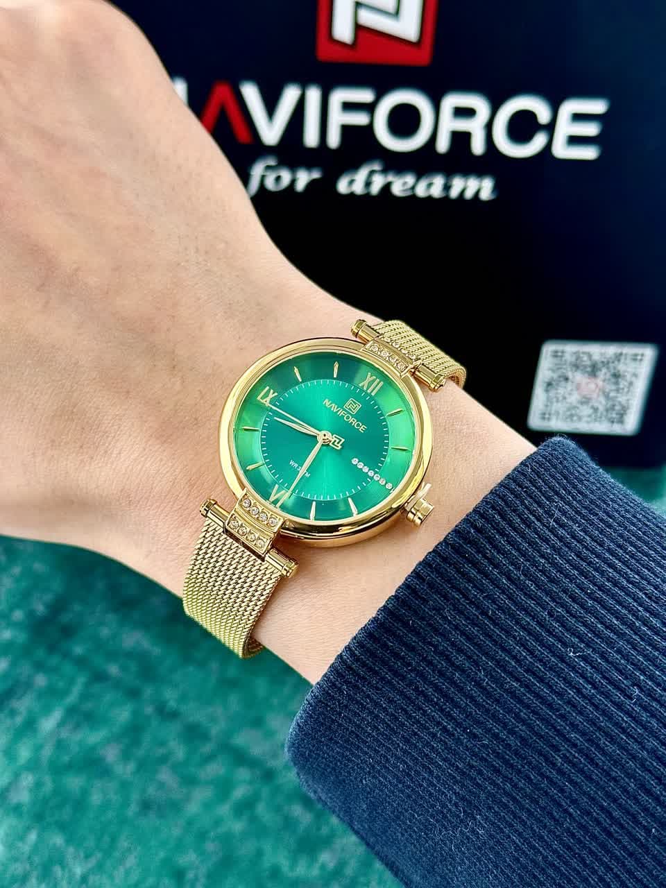 ساعت مچی زنانه اورجینال ناوی فورس NAVIFORCE NF5019 GGR - Image 2