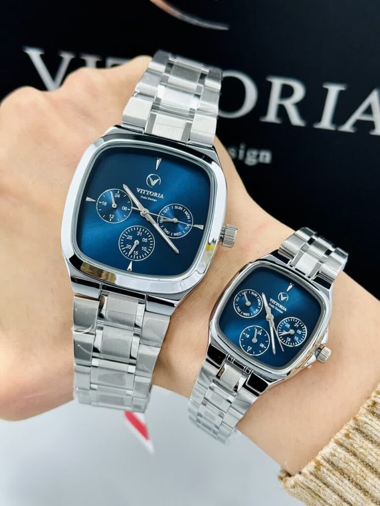 ست ساعت مچی اورجینال ویتوریا مدل Vittoria VT3466G VT3466L SB