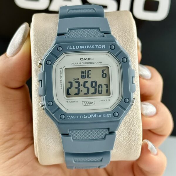 ساعت مچی مردانه و زنانه اورجینال کاسیو CASIO W-218H-4B2VDF