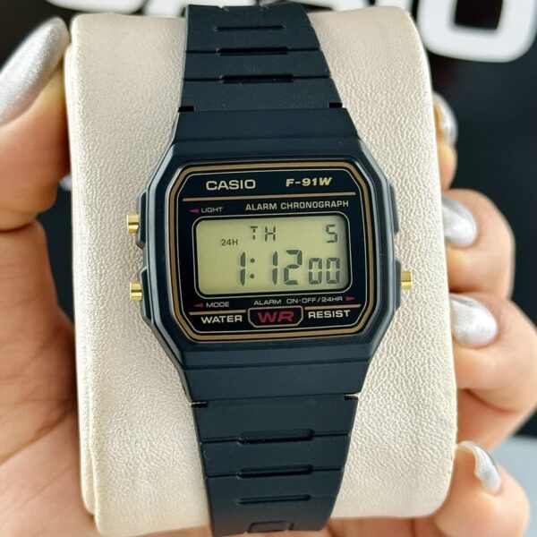 ساعت مچی مردانه و زنانه اورجینال کاسیو CASIO F-91WG-9QDF