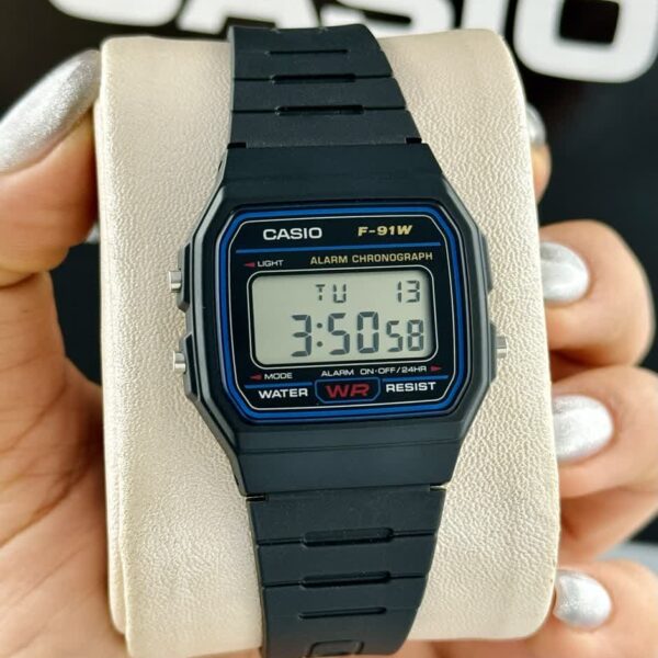 ساعت مچی مردانه و زنانه اورجینال کاسیو CASIO F-91W-1DG