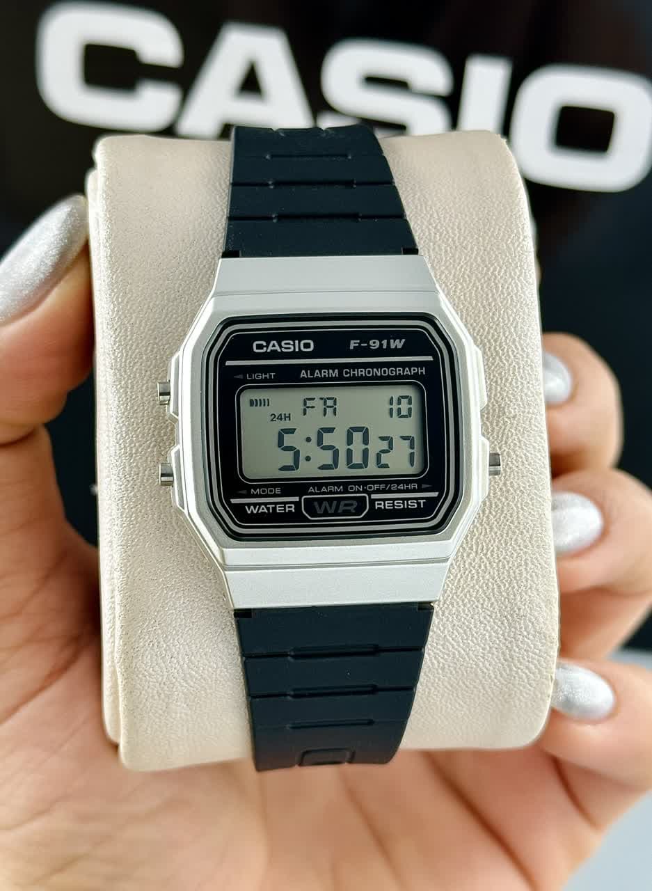 ساعت مچی مردانه و زنانه اورجینال کاسیو CASIO F-91WM-7ADF
