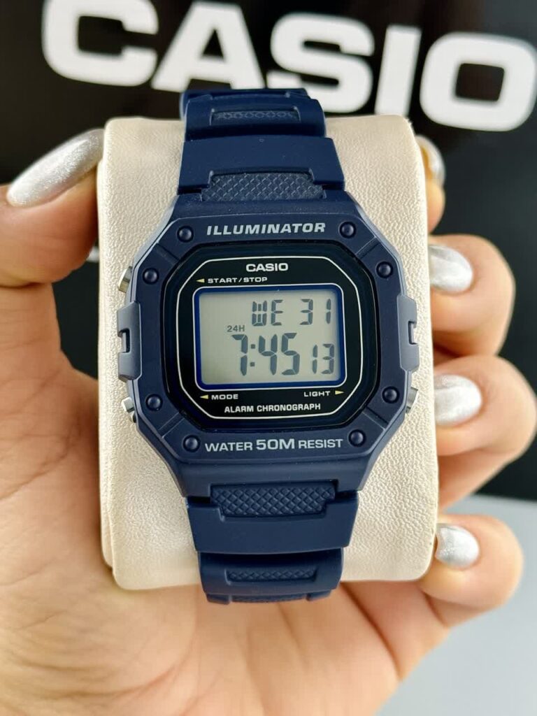 ساعت مچی مردانه و زنانه اورجینال کاسیو CASIO W-218H-2AVDF