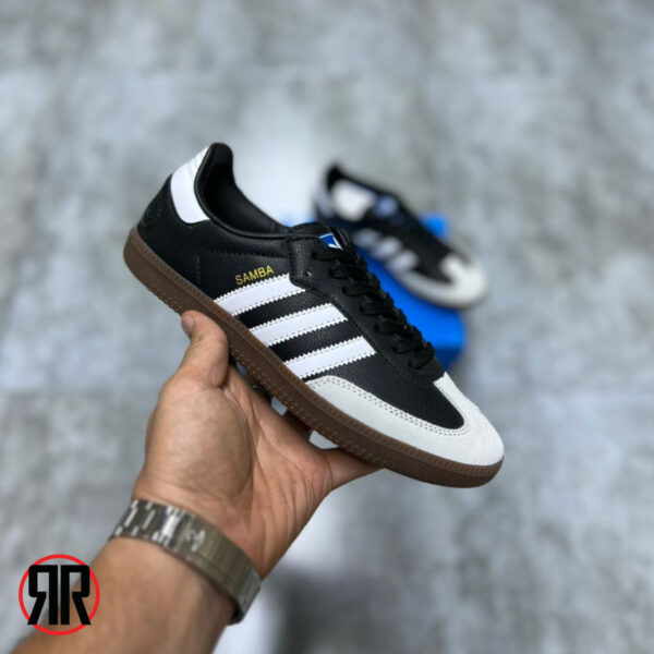 کتونی زنانه و مردانه آدیداس سامبا Adidas سفید مشکی