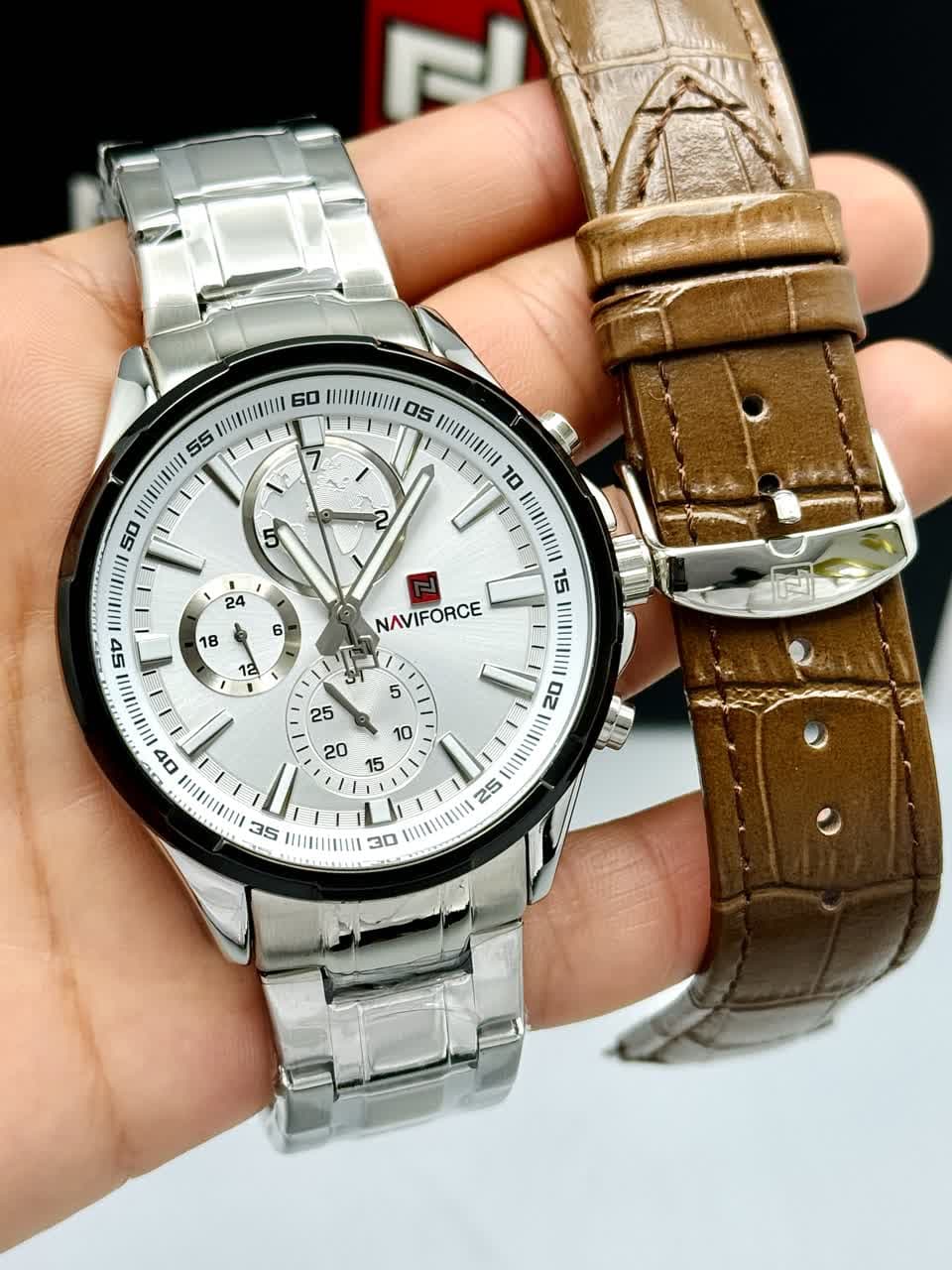 ساعت مچی مردانه ناوی فورس NAVIFORCE NF9089 SS