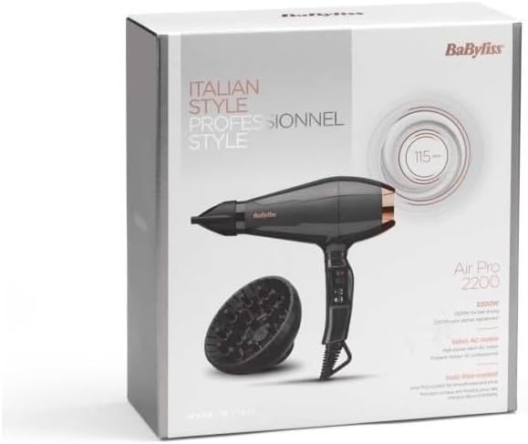 سشوار بابیلیس 2200W AC Motor مدل BaByliss 6719DE