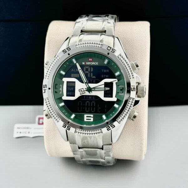 ساعت مچی مردانه ناوی فورس NAVIFORCE 9201-SG دوزمانه