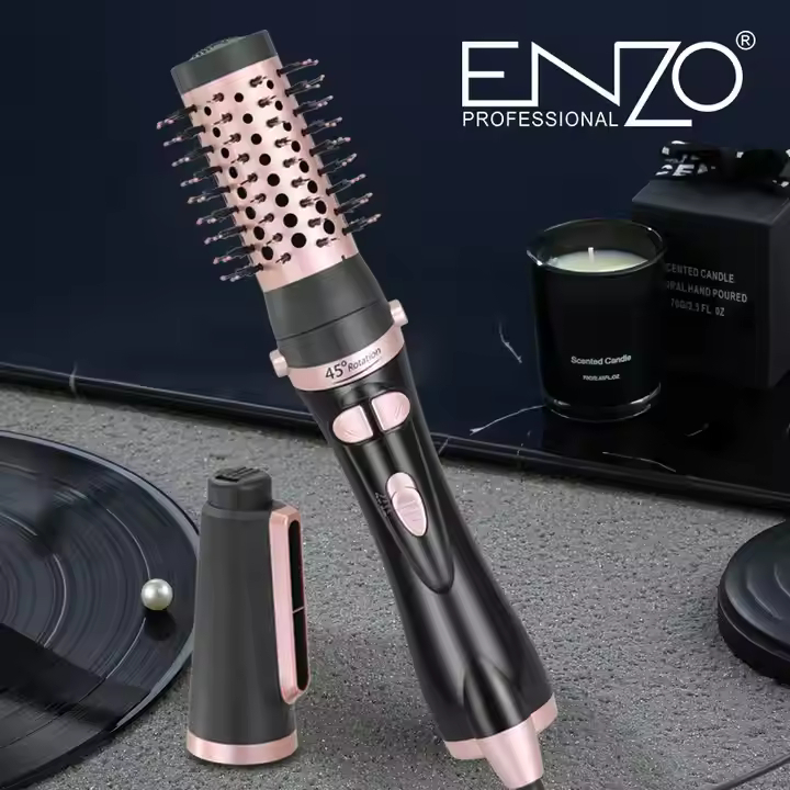 سشوار برسدار 2 کاره انزو پروفیشینال ENZO مدل 757 ( با قابلیت چرخش 45 درجه )