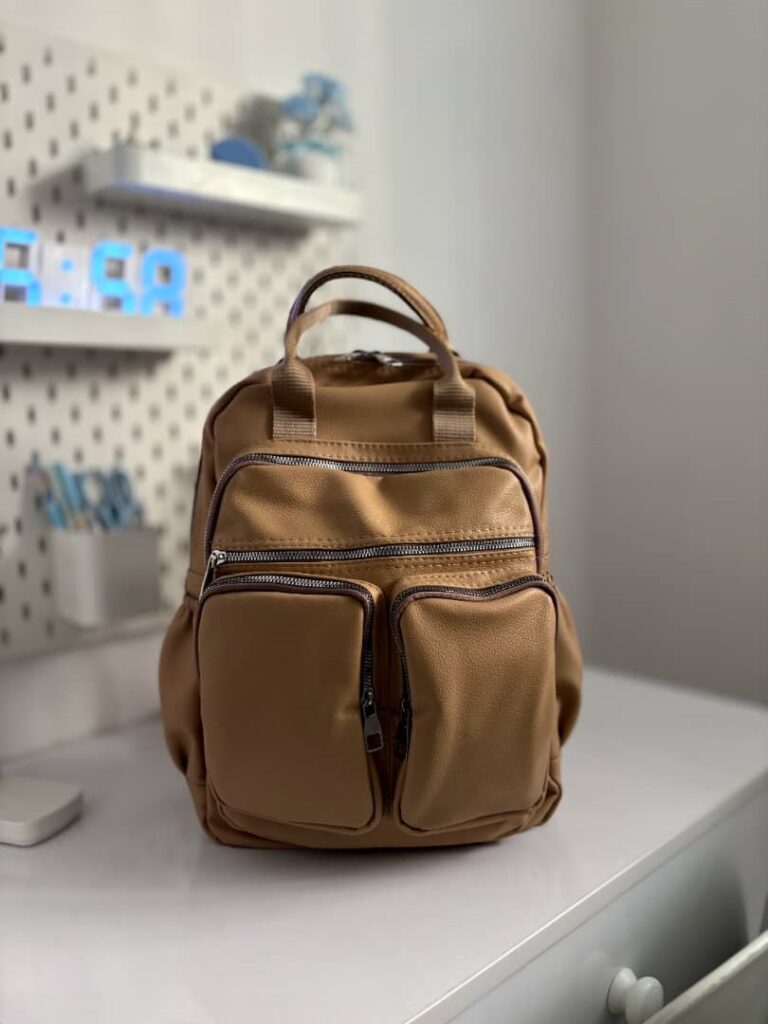 کوله پشتی چرم فانتزی