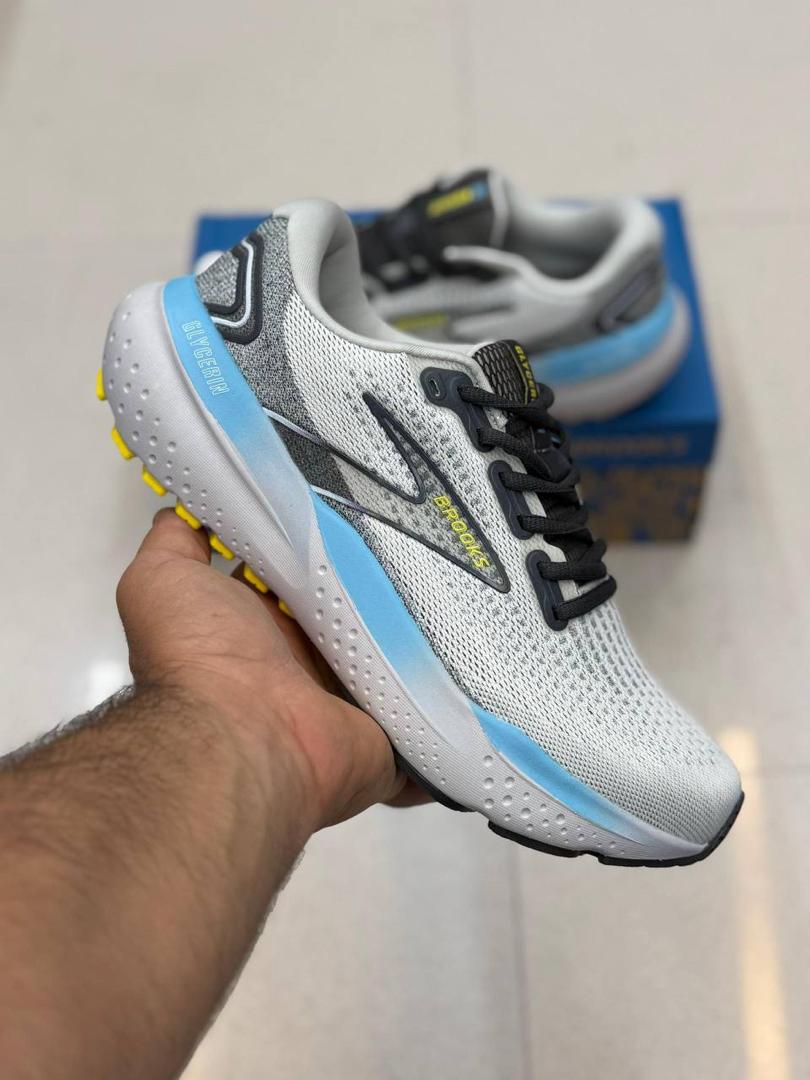 کفش کتونی مردانه بروکس مدل Glycerin 21 طوسی