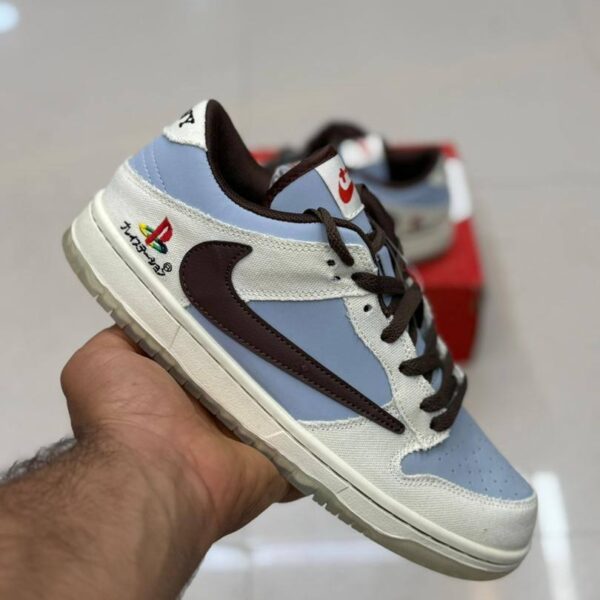 کفش کتونی زنانه و مردانه نایک اس بی دانک SB DUNK LOW X TRAVIS SCOTT X PLAYSTATION