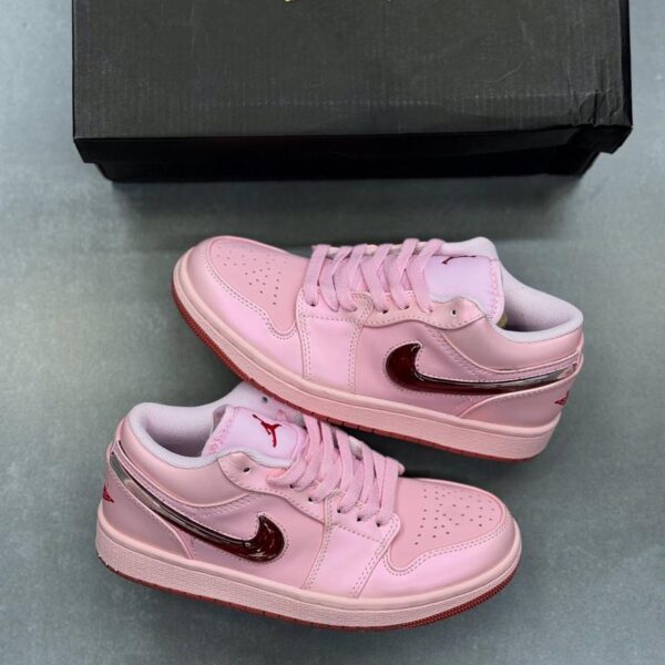 کفش کتونی زنانه نایک ایر جردن 1 Valentines Day Pink Red