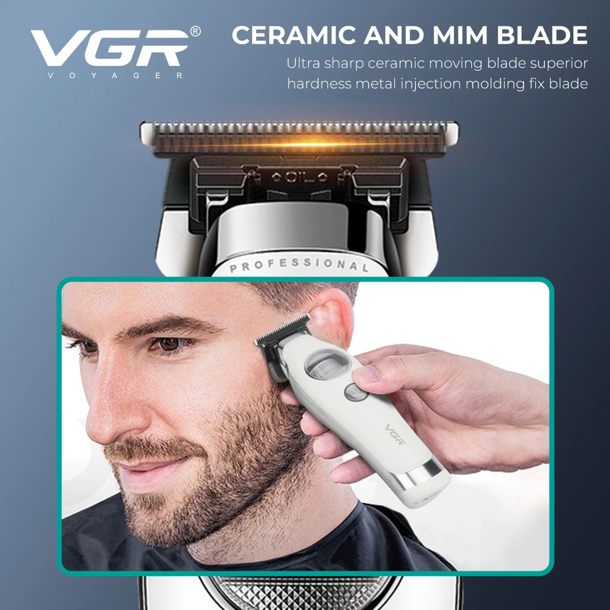 ماشین اصلاح خط زن وی جی آر مدل VGR V-880T Trimmer - Image 5