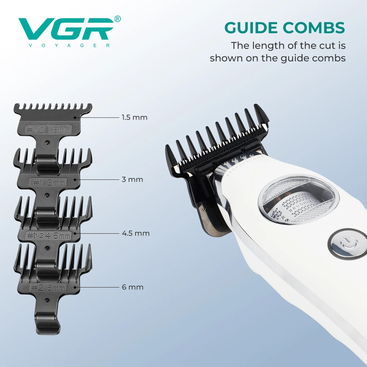 ماشین اصلاح خط زن وی جی آر مدل VGR V-880T Trimmer - Image 6