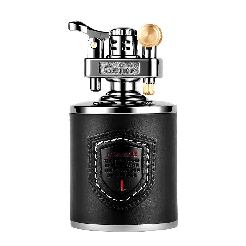 فندک بنزینی اورجینال CHIEF چیف Leather Gasoline Lighter