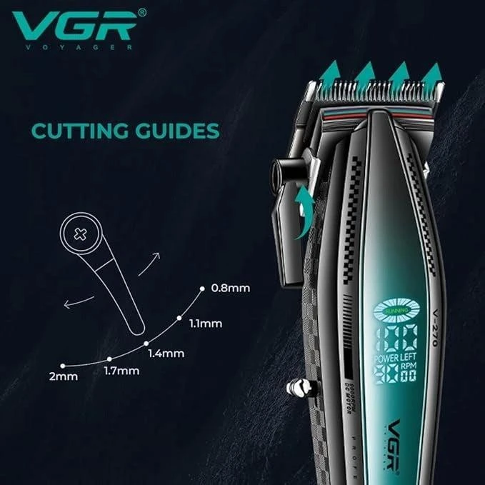 ماشین اصلاح موی سر و صورت وی جی ار مدل v-270 - تصویر 6