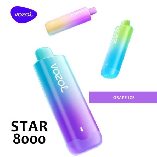پاد یکبار مصرف انگور یخ 8000 پاف وزول استار