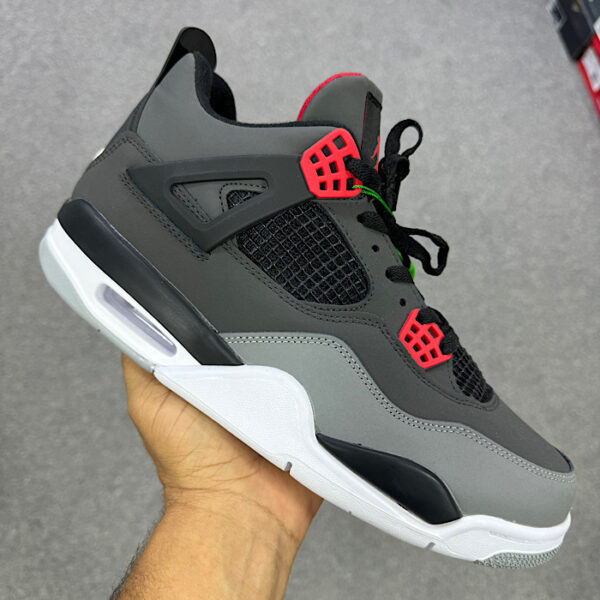 کفش کتونی زنانه و مردانه ایر جردن4 رترو طوسی Air Jordan 4 Retro