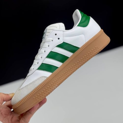 کفش کتونی زنانه و مردانه آدیداس سامبا Adidas Samba XL LG White Green - Image 5