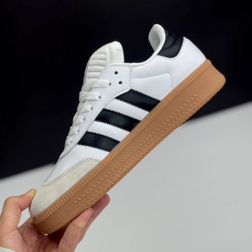 کفش کتونی زنانه و مردانه آدیداس سامبا Adidas Samba XL LG White Black - Image 4