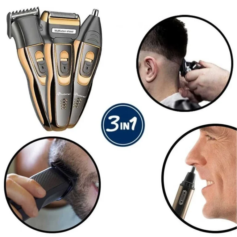 ماشین اصلاح صفر زن،حجم زن و مو زن بینی سه کاره جیمی مدل GM-595