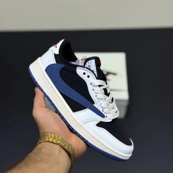 کفش کتونی نایک Travis Scott Low Black-Blue