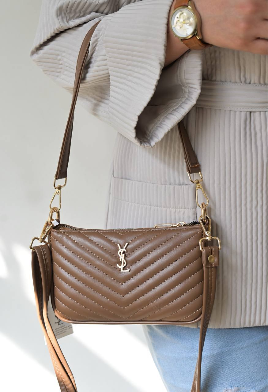 کیف زنانه YSL گلدوزی هفتی (MK) (رنگبندی دارد)