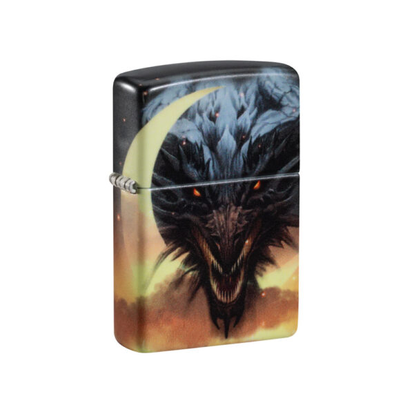 فندک زیپو اصل بلک لایت 48934 49193 DRAGON DESIGN