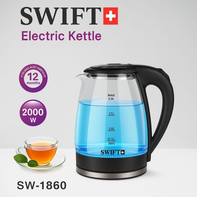 کتری برقی برند SWIFT مدل 1860