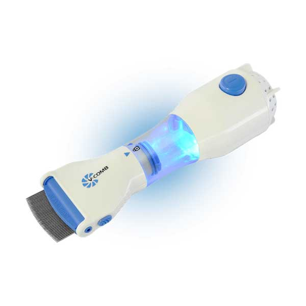 شانه الکتریکی شپش گیر ۴فیلتره برند v-comb
